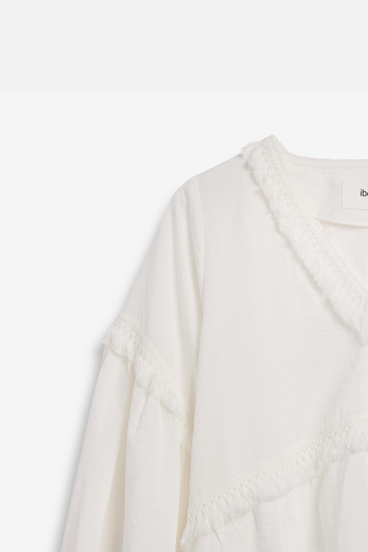 Eden Blouse Linen White