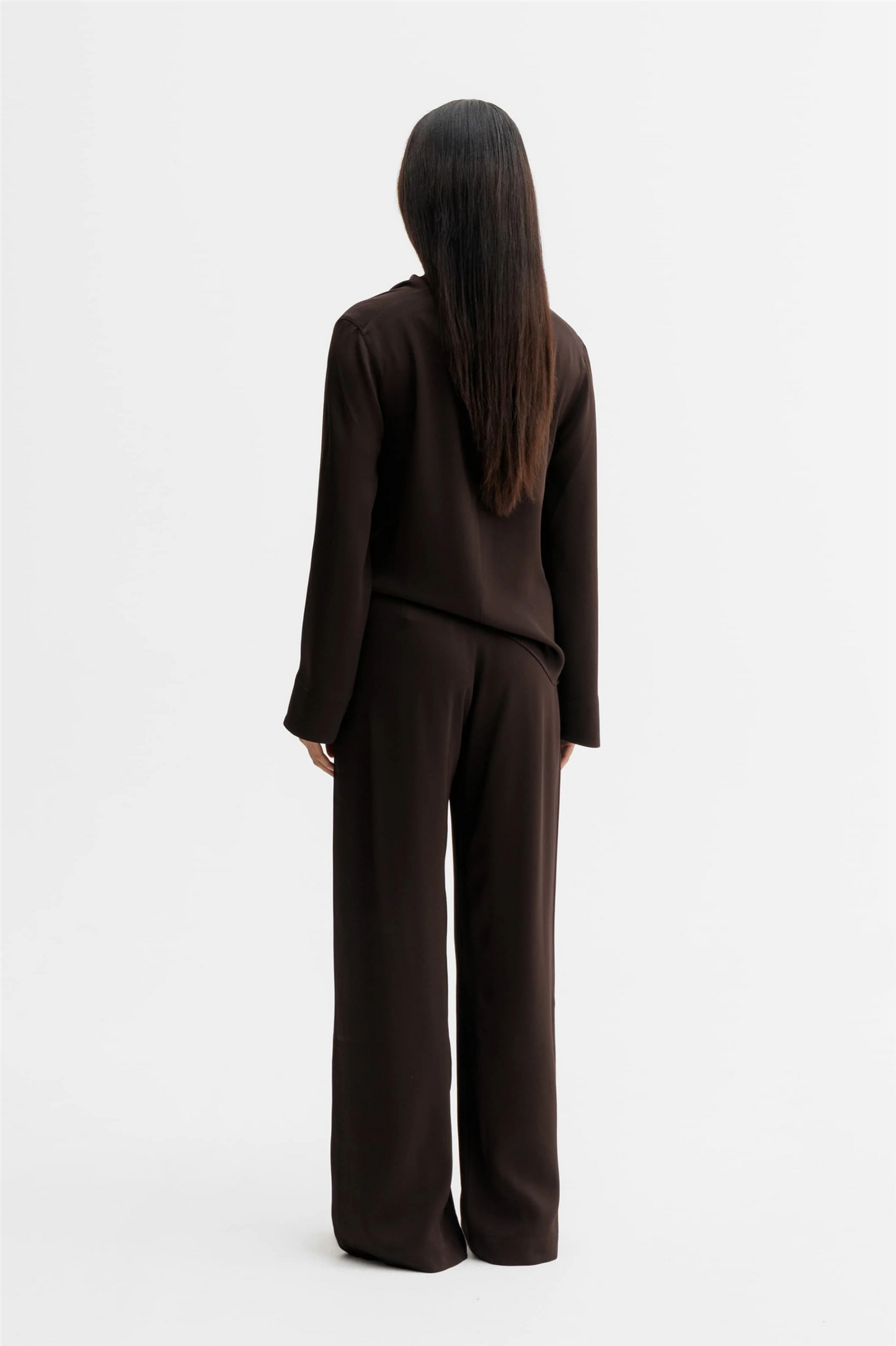 Mila Trousers Dark Brown