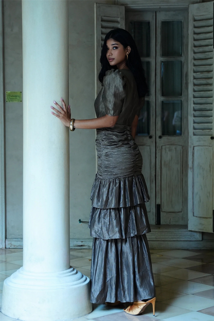 Jenna Maxi Dress Gold