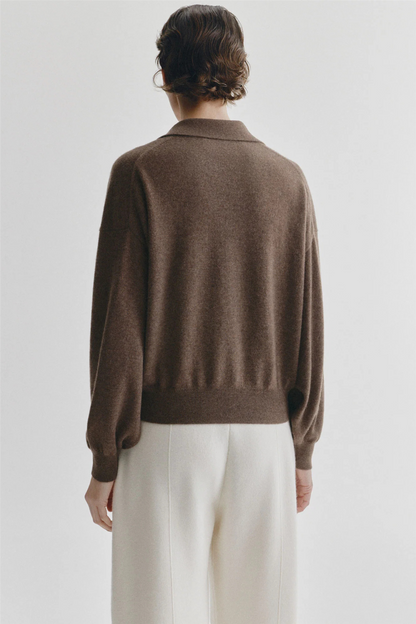 Katriel Sweater Dark Truffle.