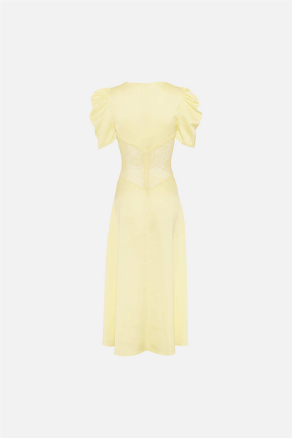 Francis Lace Midi Dress Lemonade.