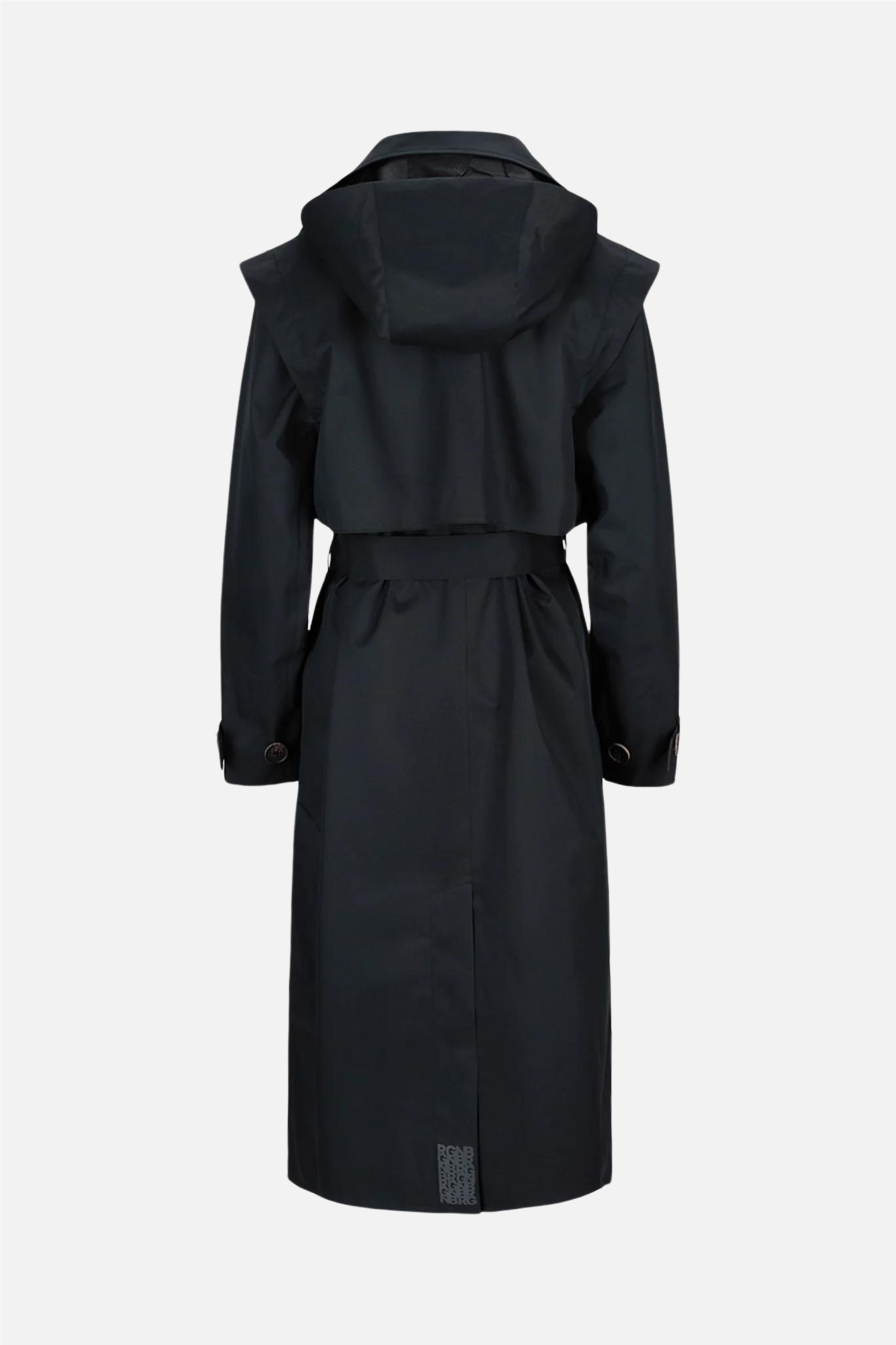 Regndråpe Trench Coat New Black.