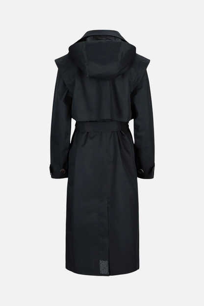 Regndråpe Trench Coat New Black.