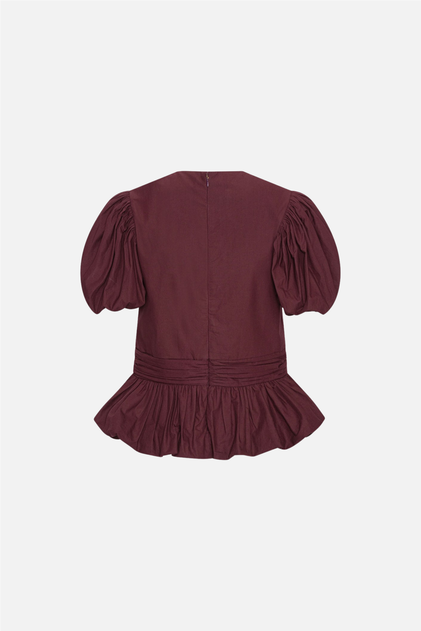Puff Sleeve Top Zinfandel.