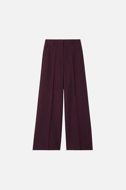 Harlow wool trousers Burgundy.