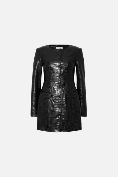 Blair Blazer Black Croc.