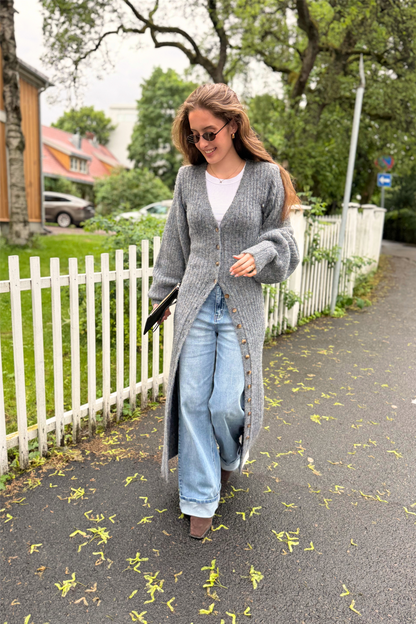 Montana Dress Grey Melange.
