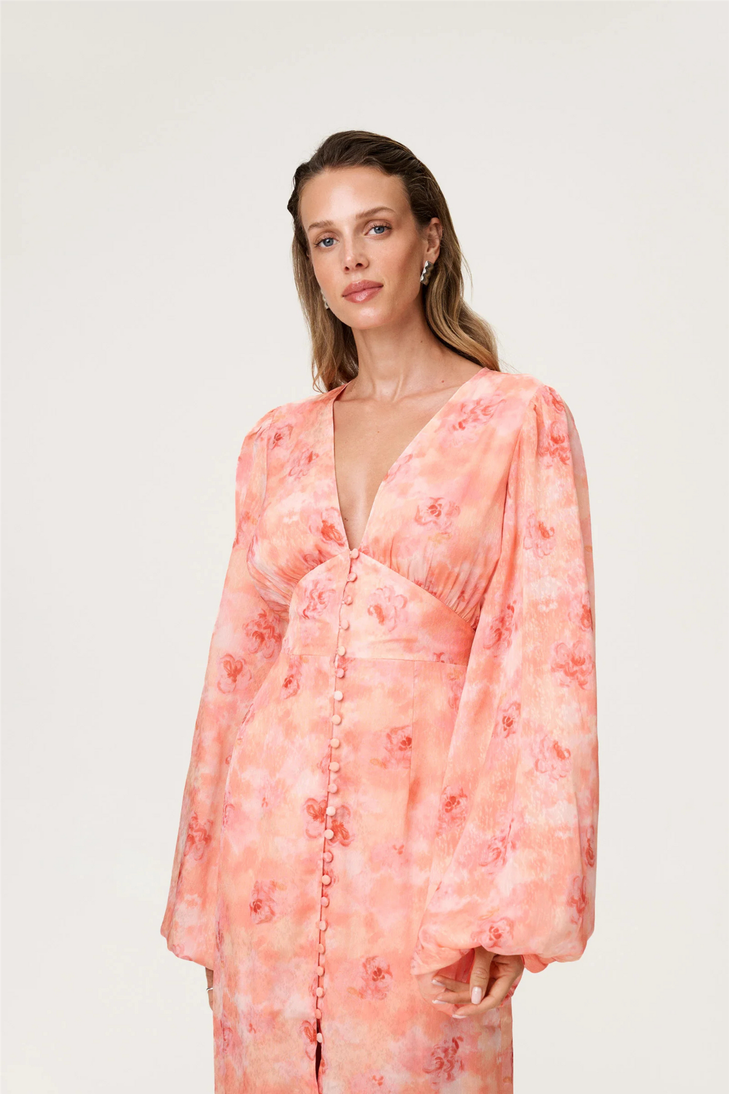 Positano Dress Peach.
