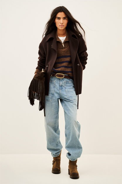 Kam Coat Chocolat