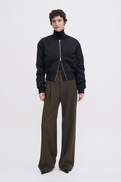 Darcey Wool Trousers Walnut Brown