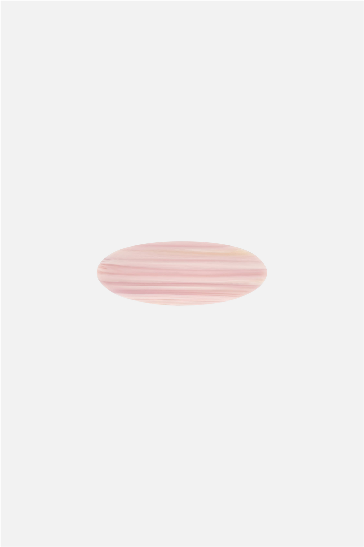 Oval Chérie Clip Light Pink.
