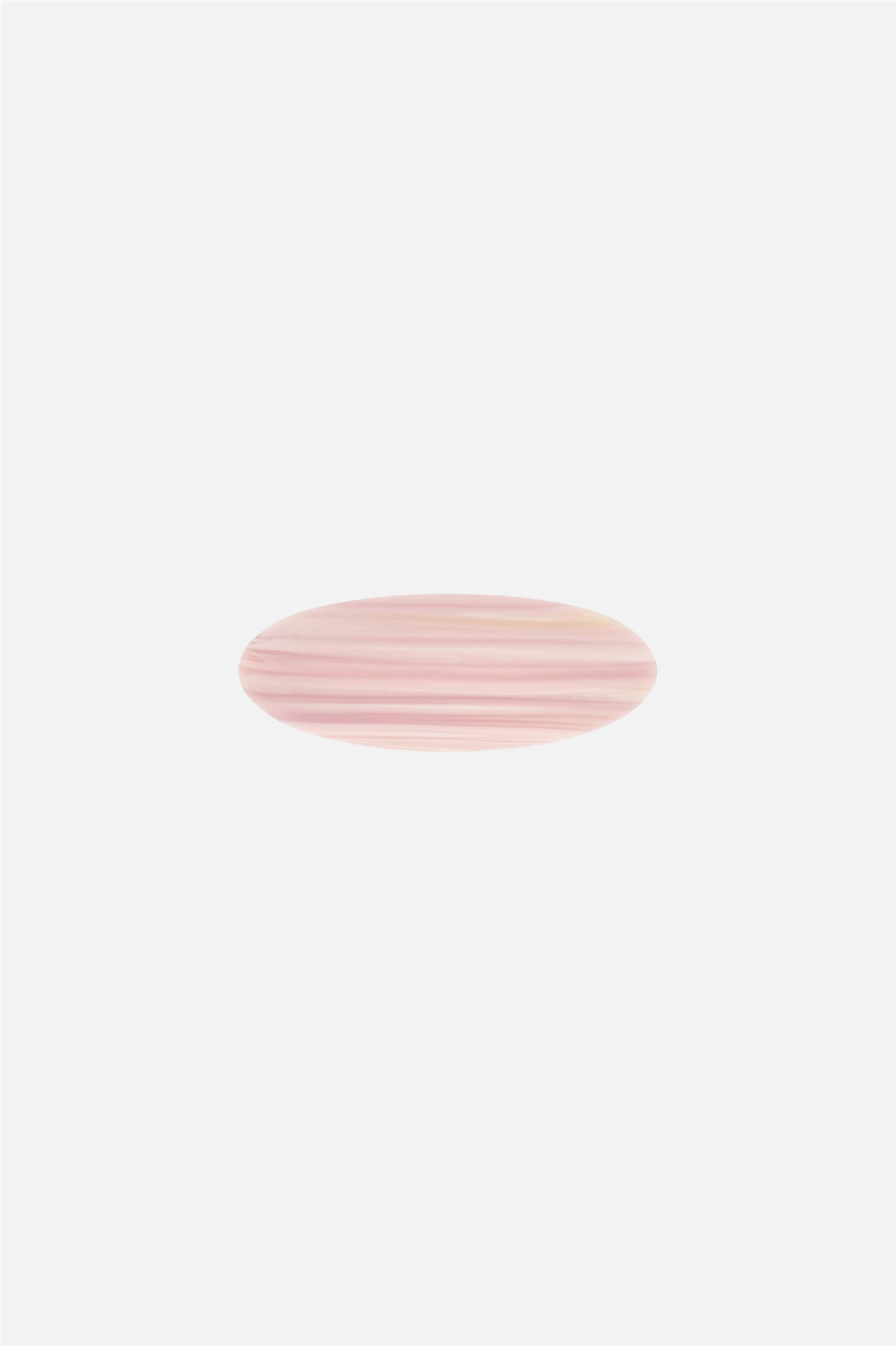 Oval Chérie Clip Light Pink.