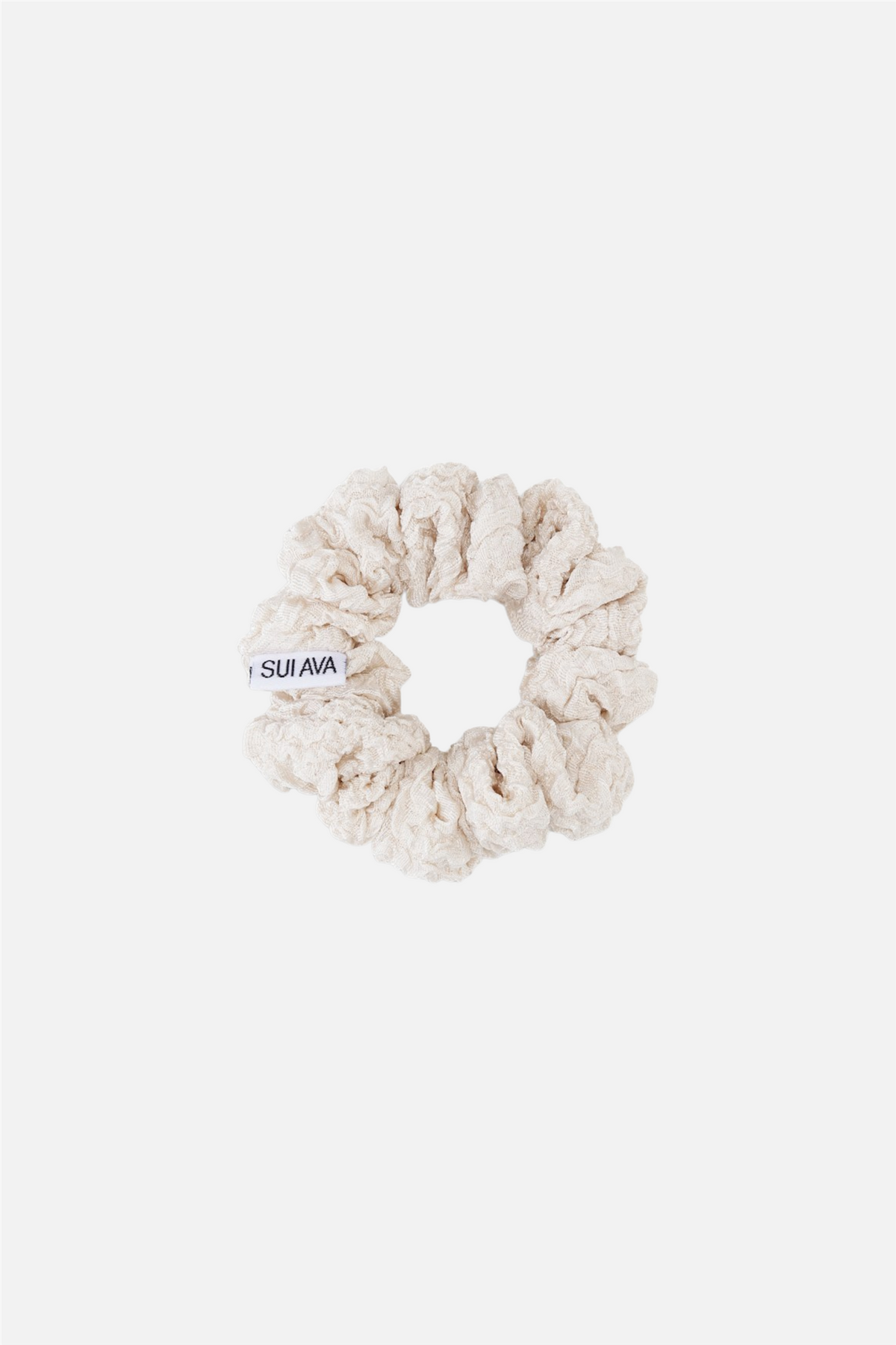 Cringle Ribbon Scrunchie Cream.