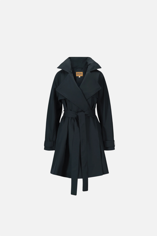 Yr'en Coat Dark Navy