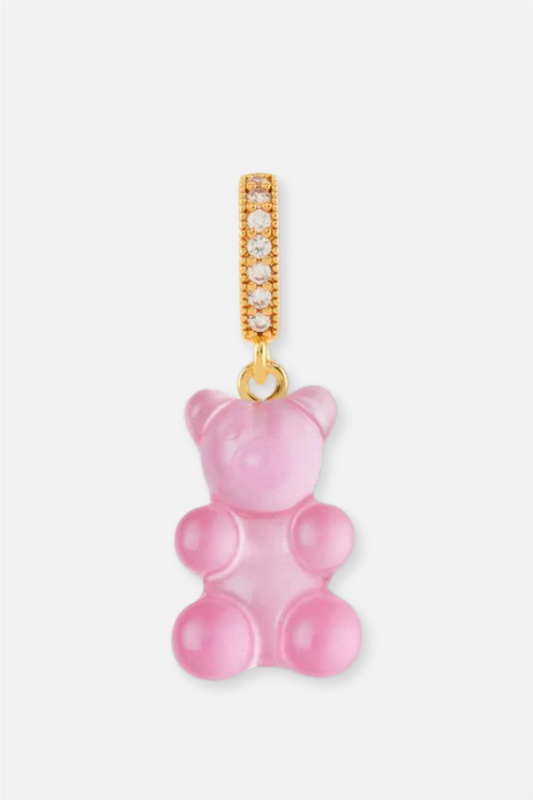 Mega Nostalgia Bear - Pave Connector Bubblegum Pink