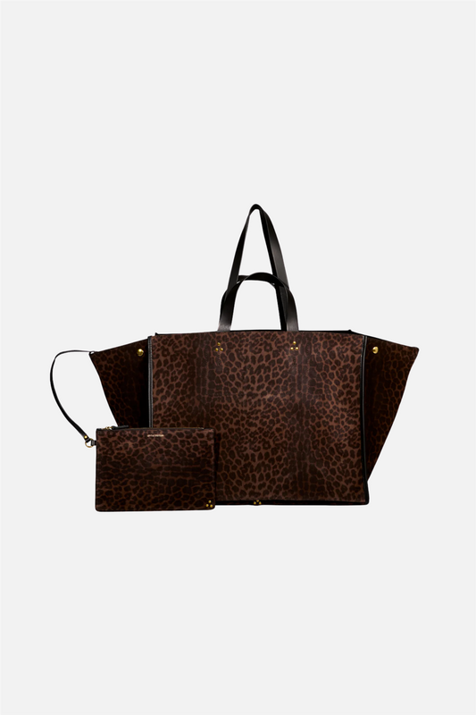 Leon L Imprime Leopard Naturel