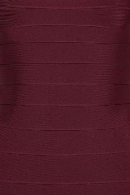 Midi Fitted Knit Dress Zinfandel.