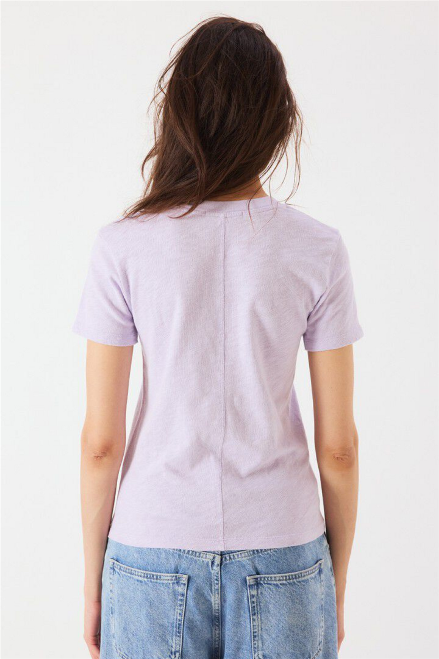Sonoma T-shirt MC Rond Violet Pastel Vintage.