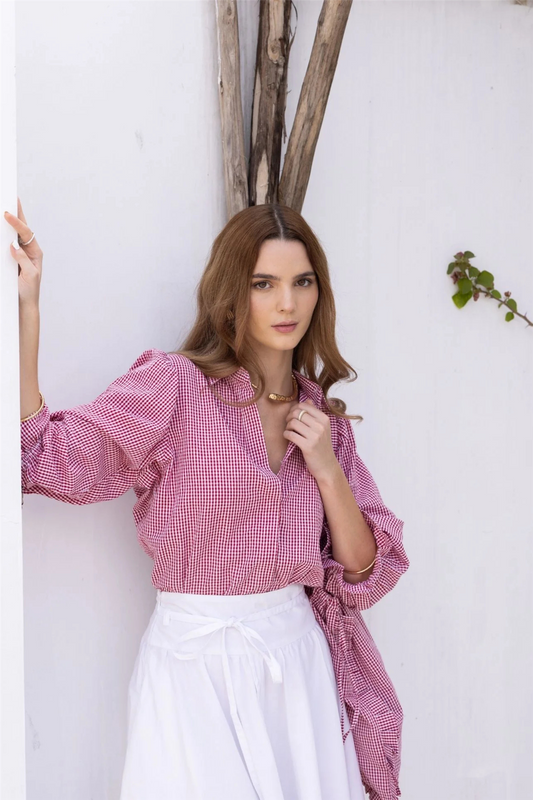 Amy Blouse Tuscany Red