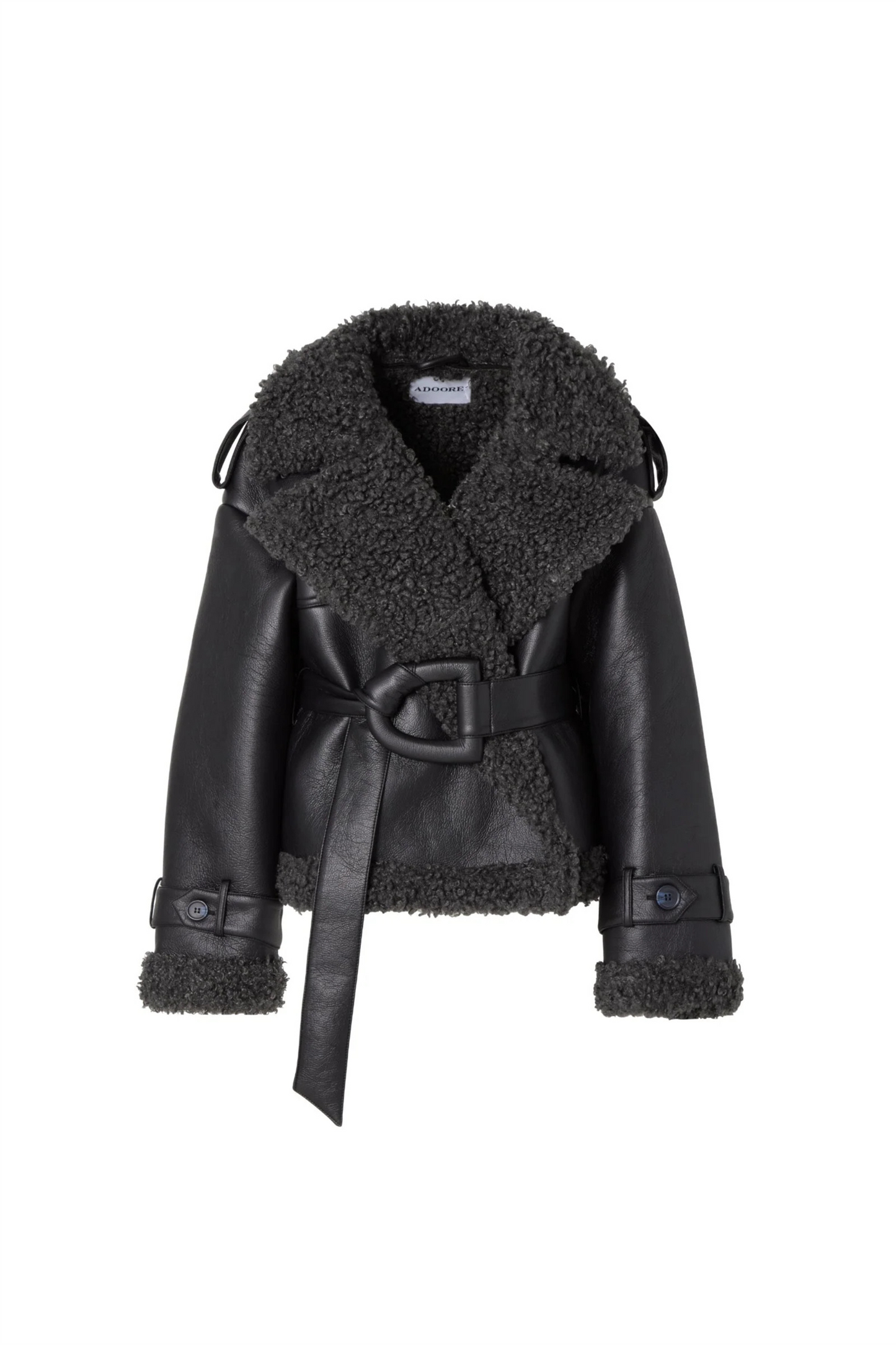 Manchester Cropped jacket Black