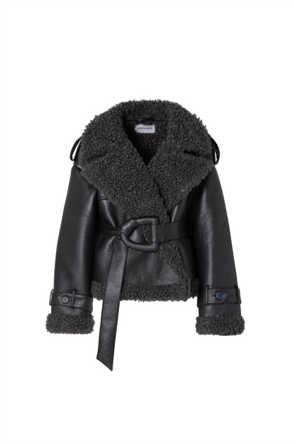 Manchester Cropped jacket Black