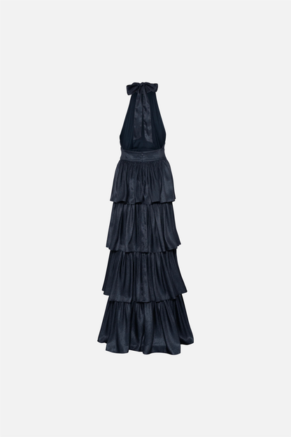 Angel Open Back Maxi Dress Navy