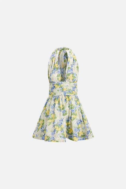 Liora Dress Lemon Aop.