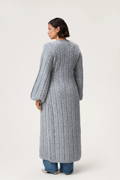 Biella Cardigan Grey Melange.
