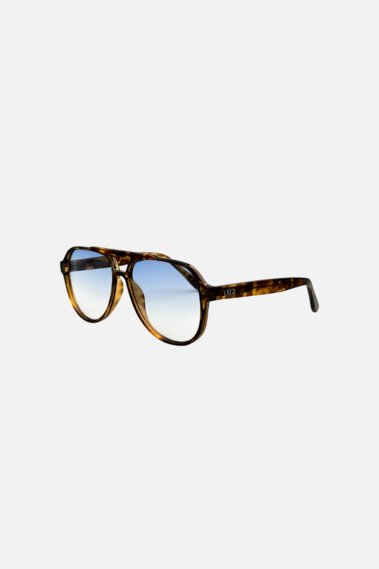 Stevie Oversized Aviator Tortoiseshell