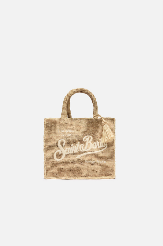 Colette Raffia Handbag Beige