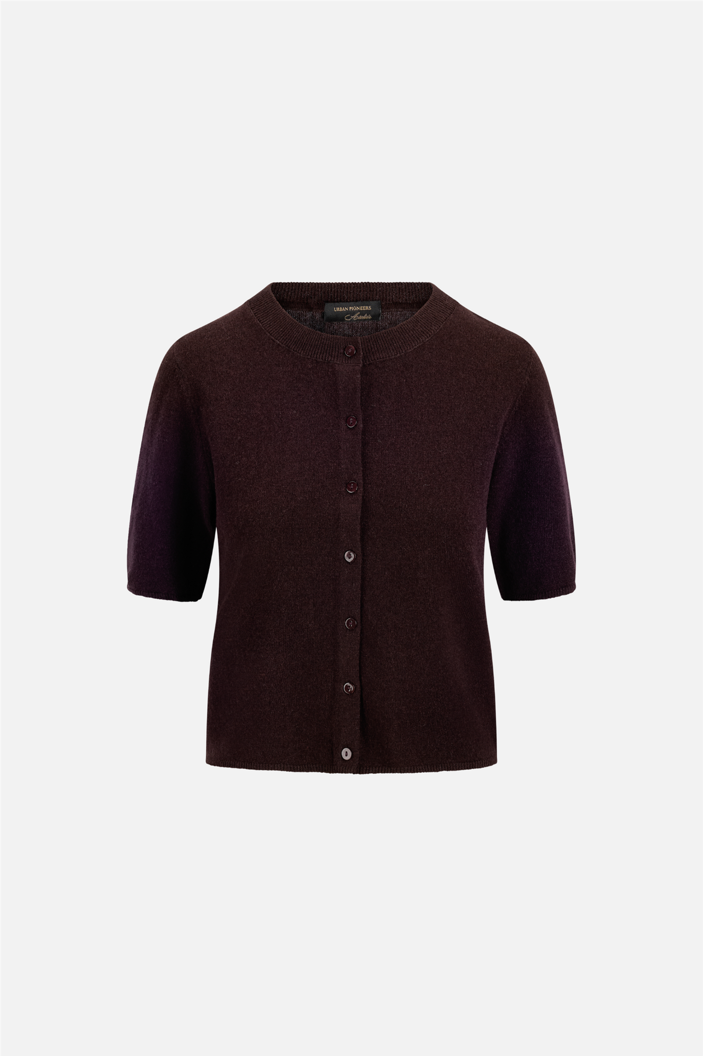 Indira SS Cardigan Coffee.