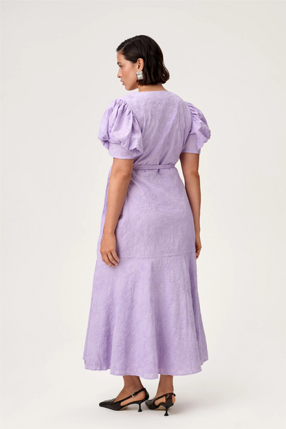 Ferrone Dress Lilac Embroidery