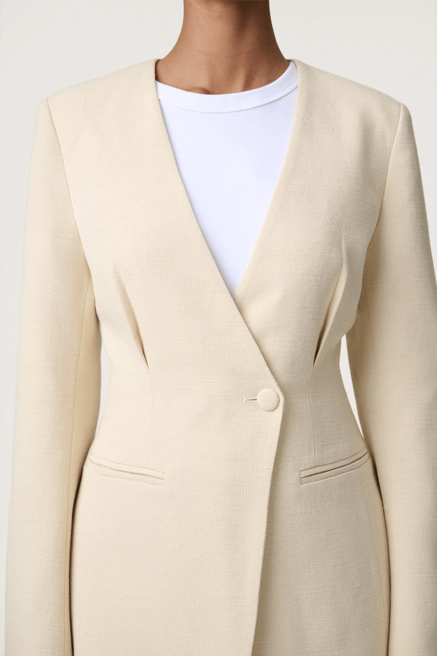 Alba Blazer Butter Beige