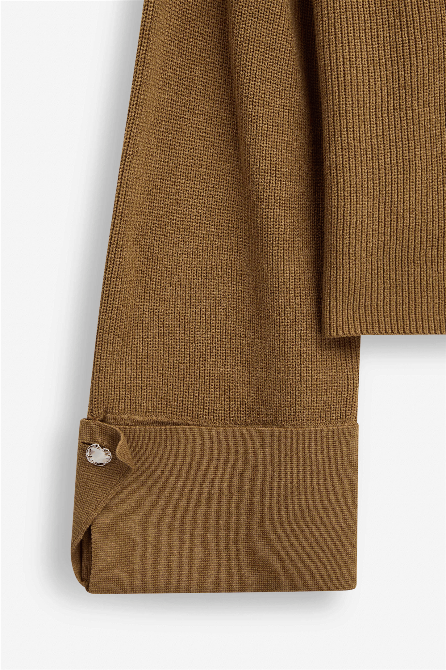 Atarti Rib Cardigan Camel