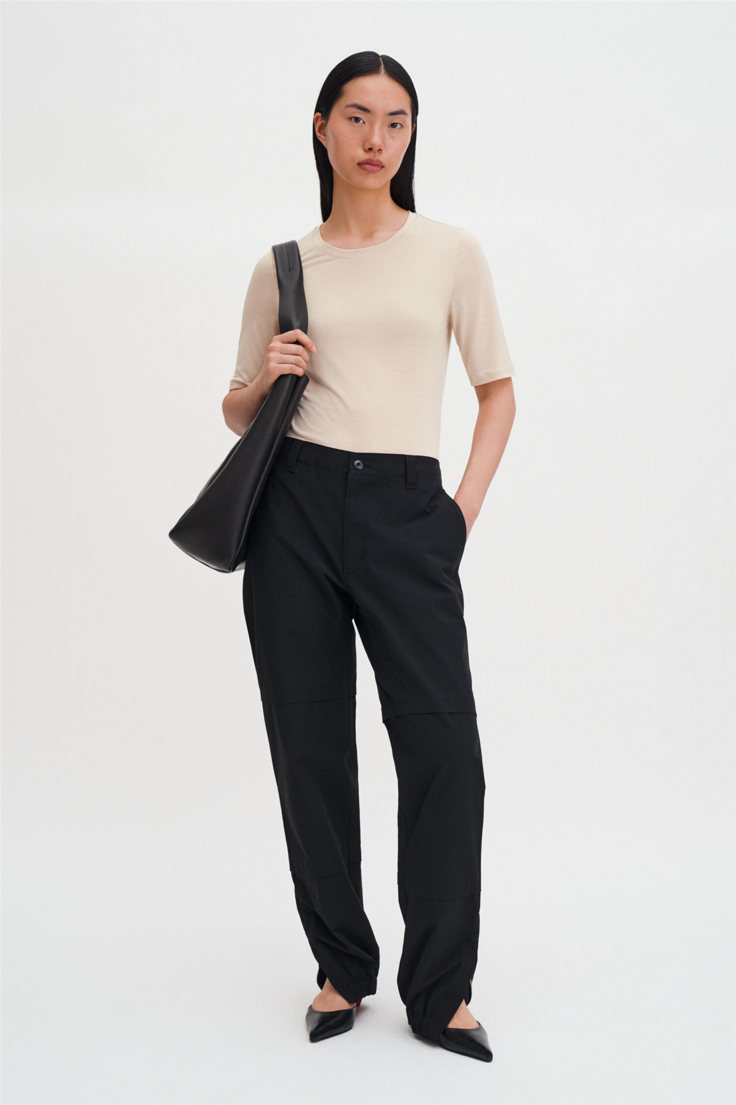 Elena tee Pearl Beige