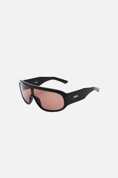 Rio Oversized Aviator Black/Brown