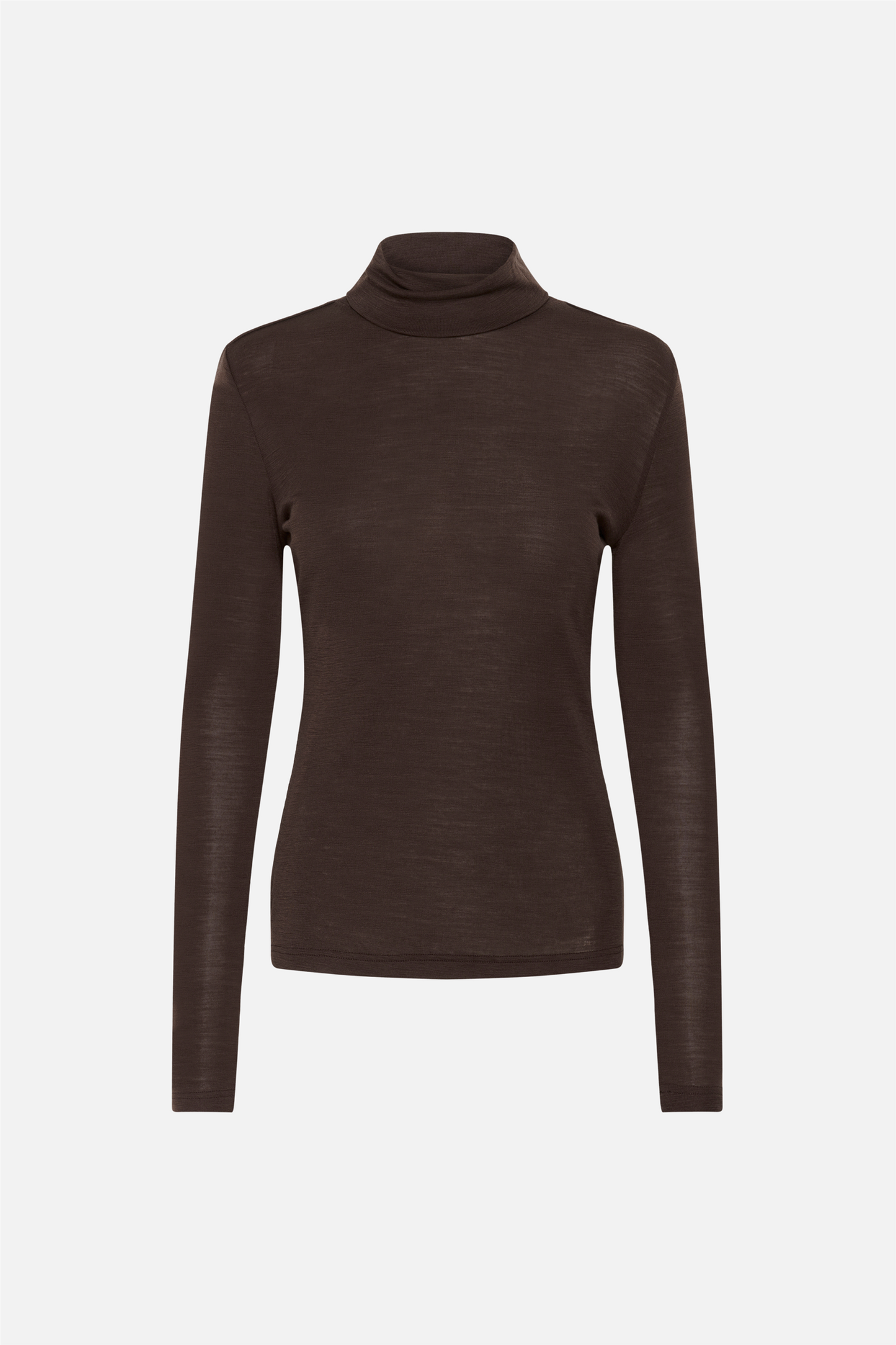 GZninia wool rollneck Chocolate Torte.