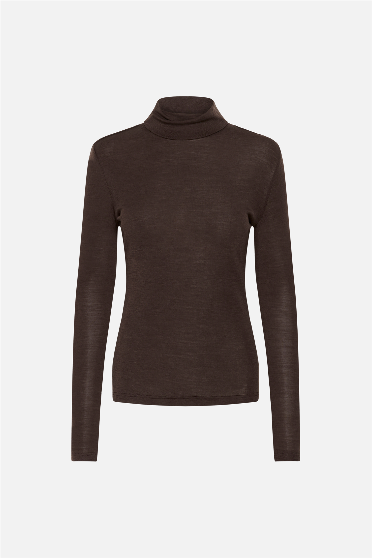 GZninia wool rollneck Chocolate Torte.