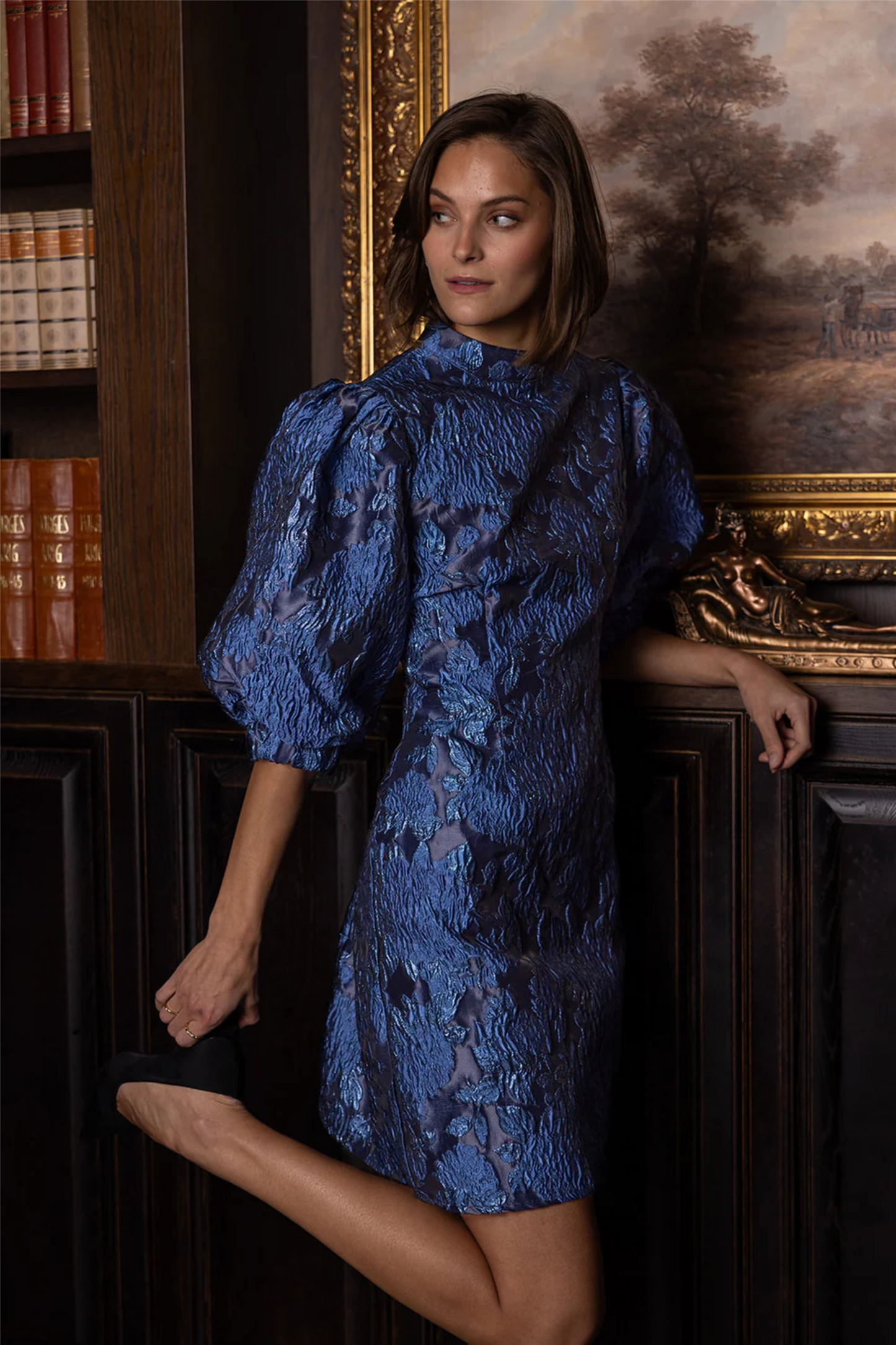 Bonnie Dress Blue Blue