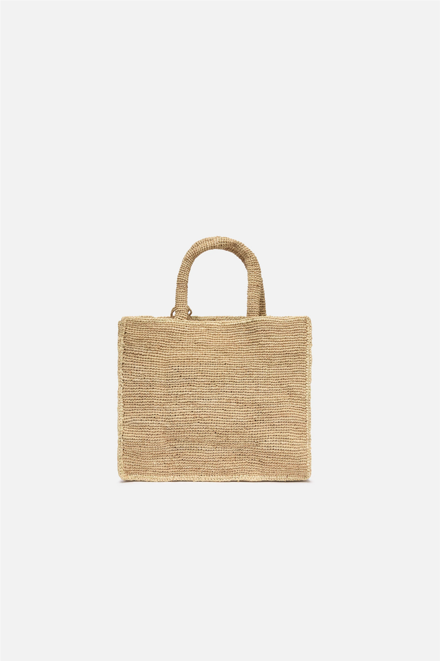 Colette Raffia Handbag Beige
