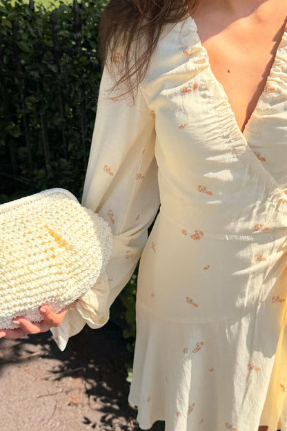 Portofino Mini Dress Yellow Rose