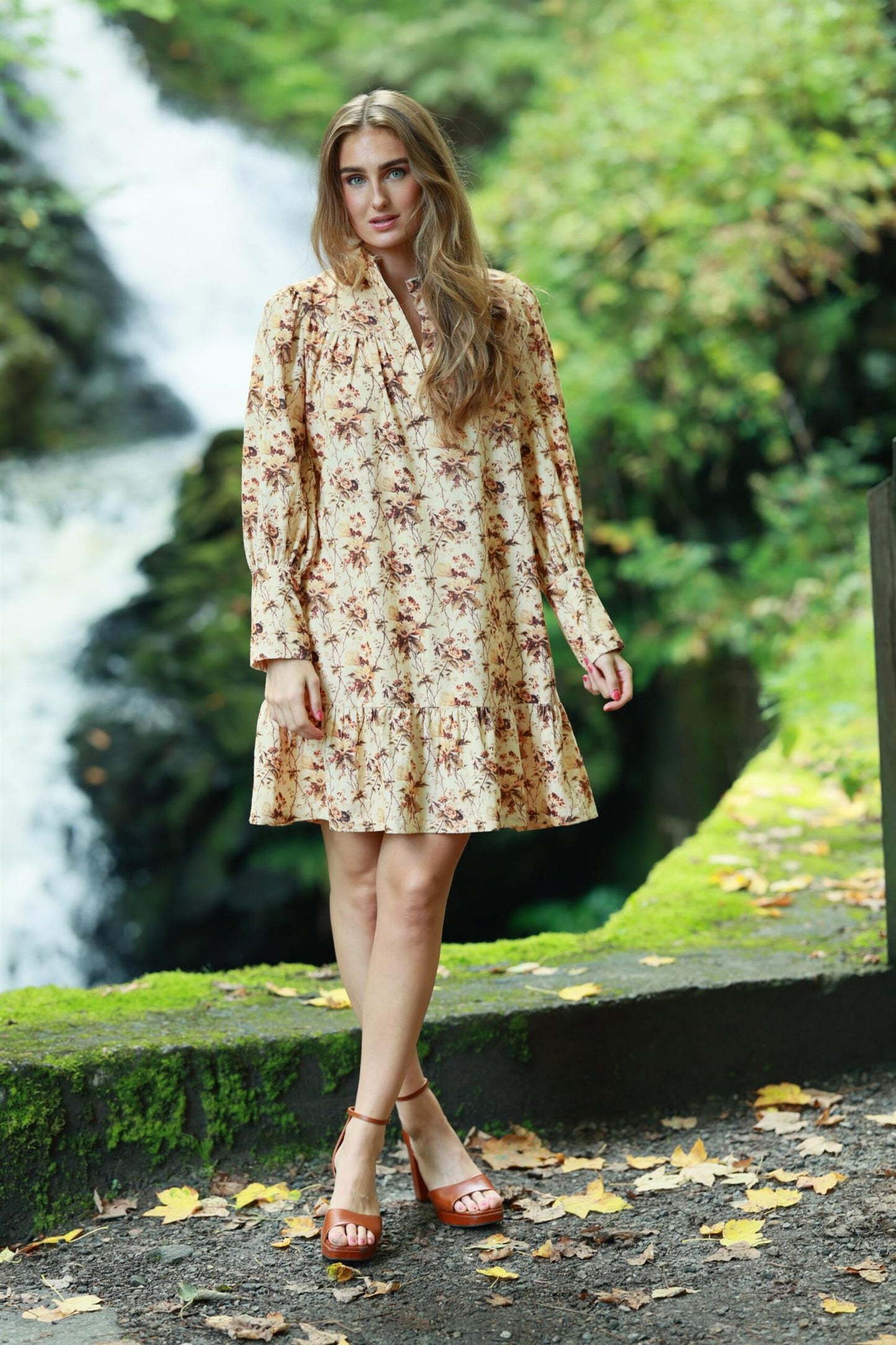 Lily Cord Dress Autumn Field