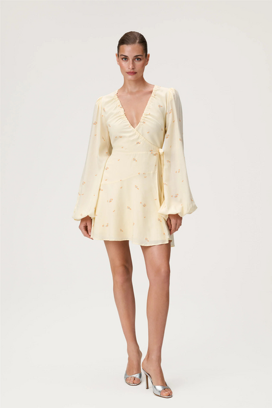 Portofino Mini Dress Yellow Rose.