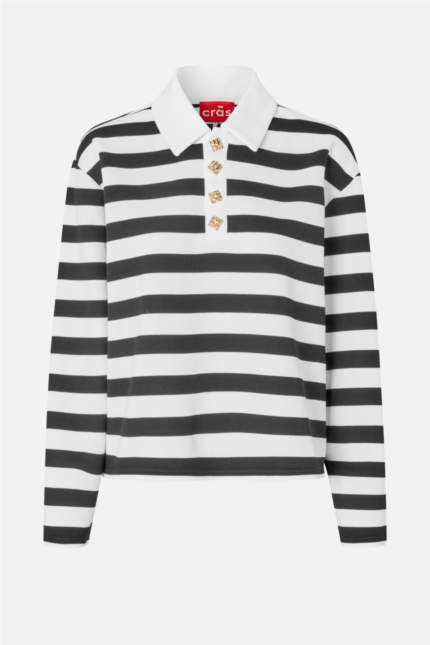 Beacras Blouse Black Stripe.