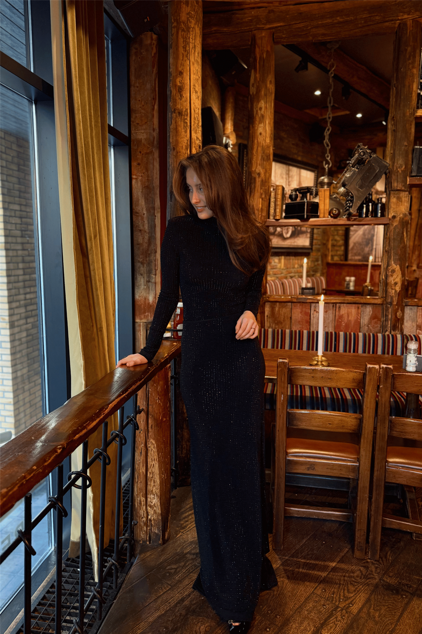 LUXE SEQUIN SKIRT Black