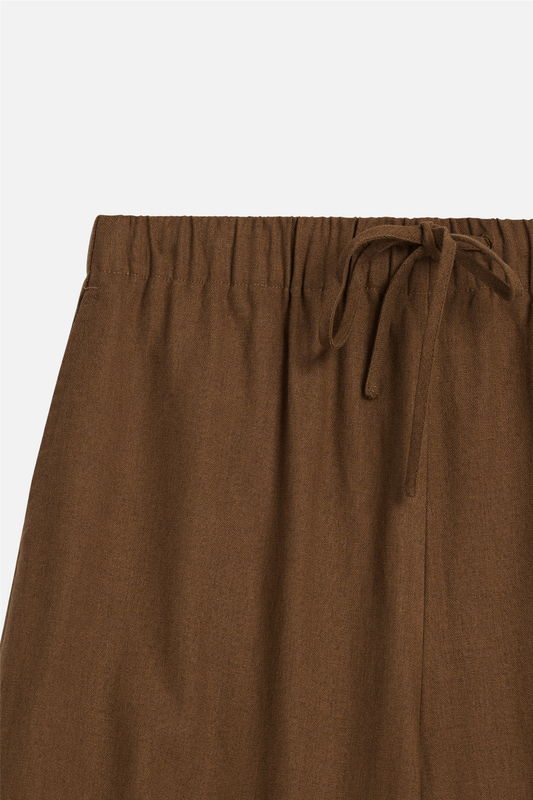 Tide Linen Pants Chestnut Brown