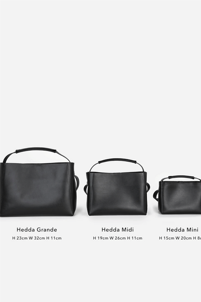Hedda Midi Handbag leather