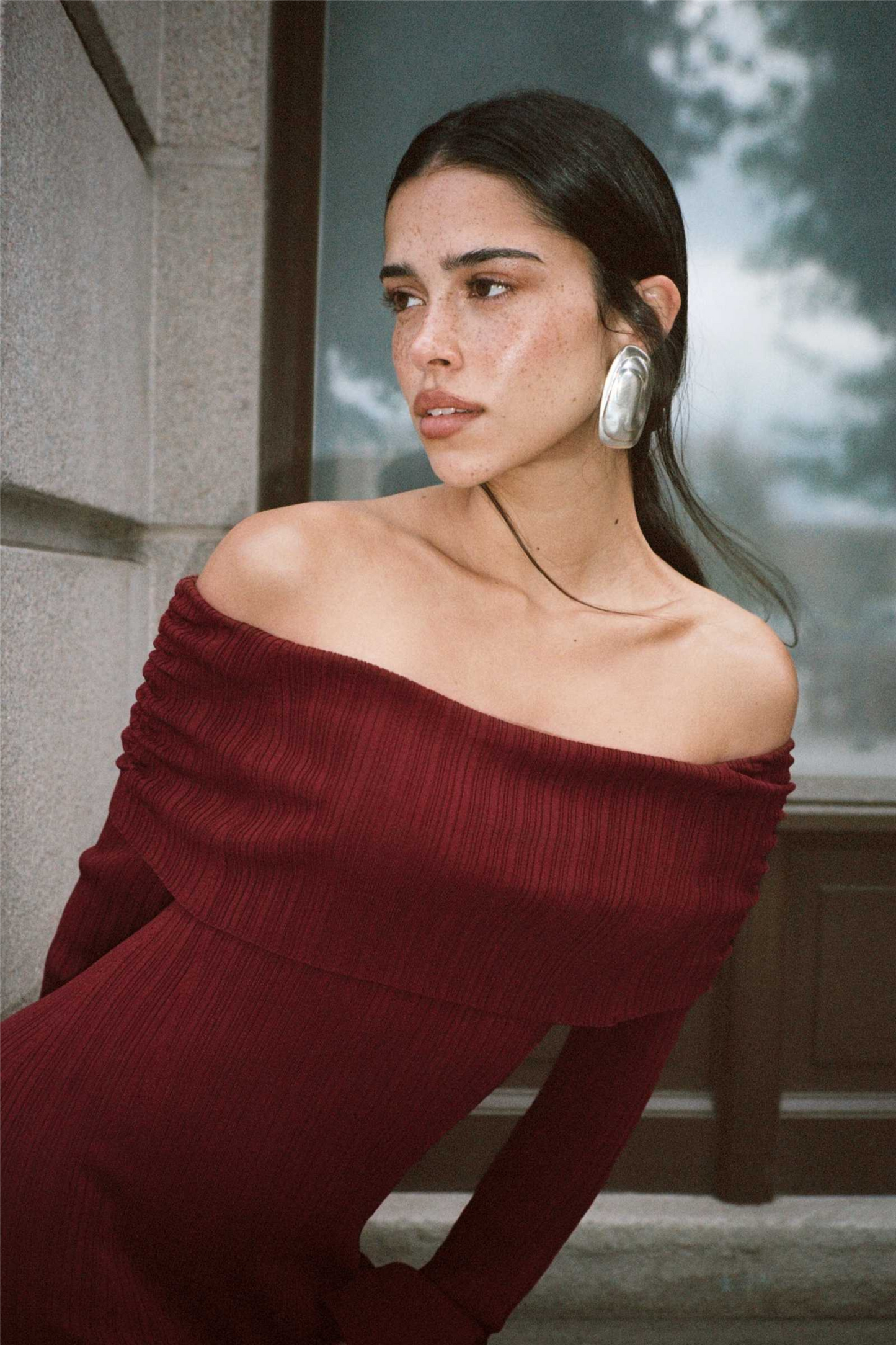 Izano dress Burgundy