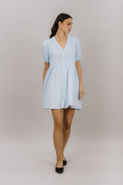 Leontine Dress Blue.