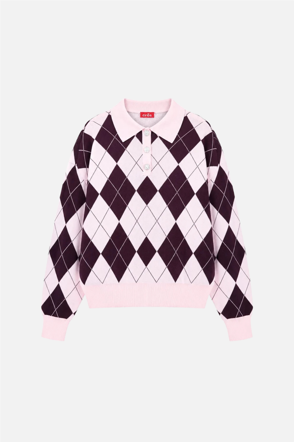 Lovemycras Pullover Pink Grape Check